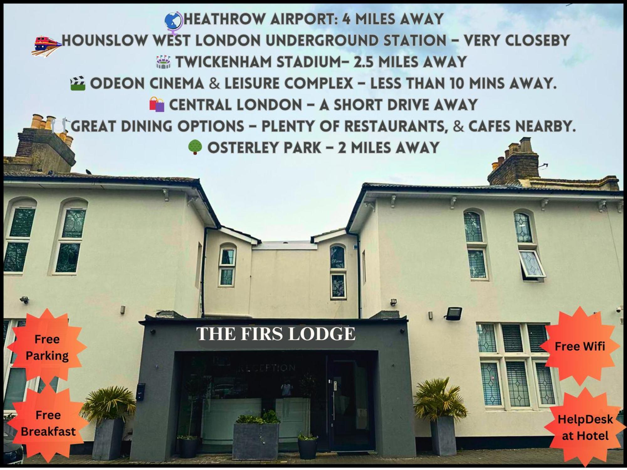 Oyo Firs Lodge London Heathrow Гаунслоу Екстер'єр фото